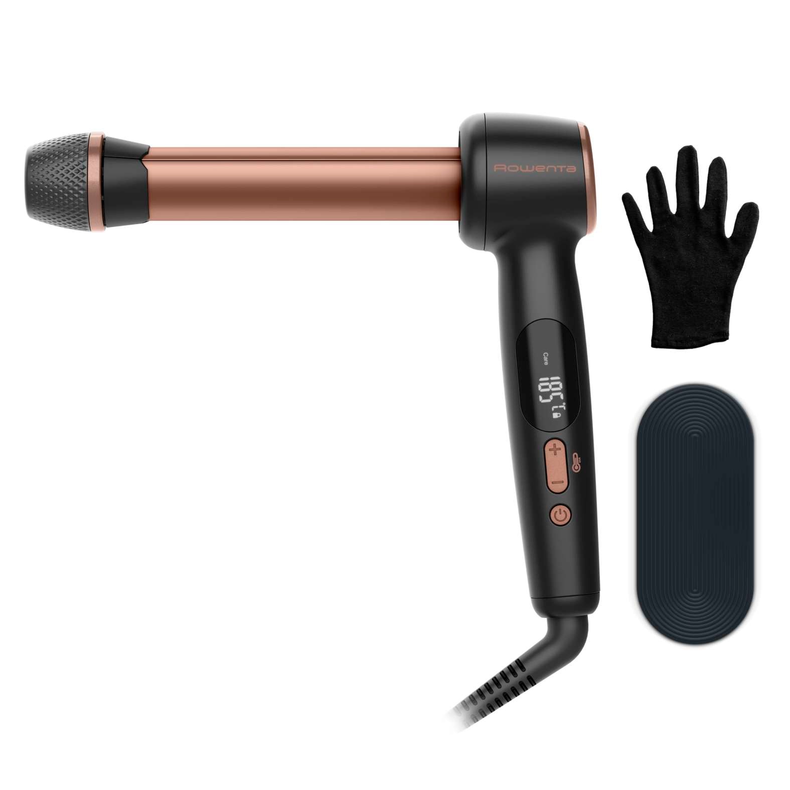 Rowenta – Rizador de pelo Rowenta CF4620 Twist Curl 3 en 1 con barril ajustable para 3 tamaños de ondas.