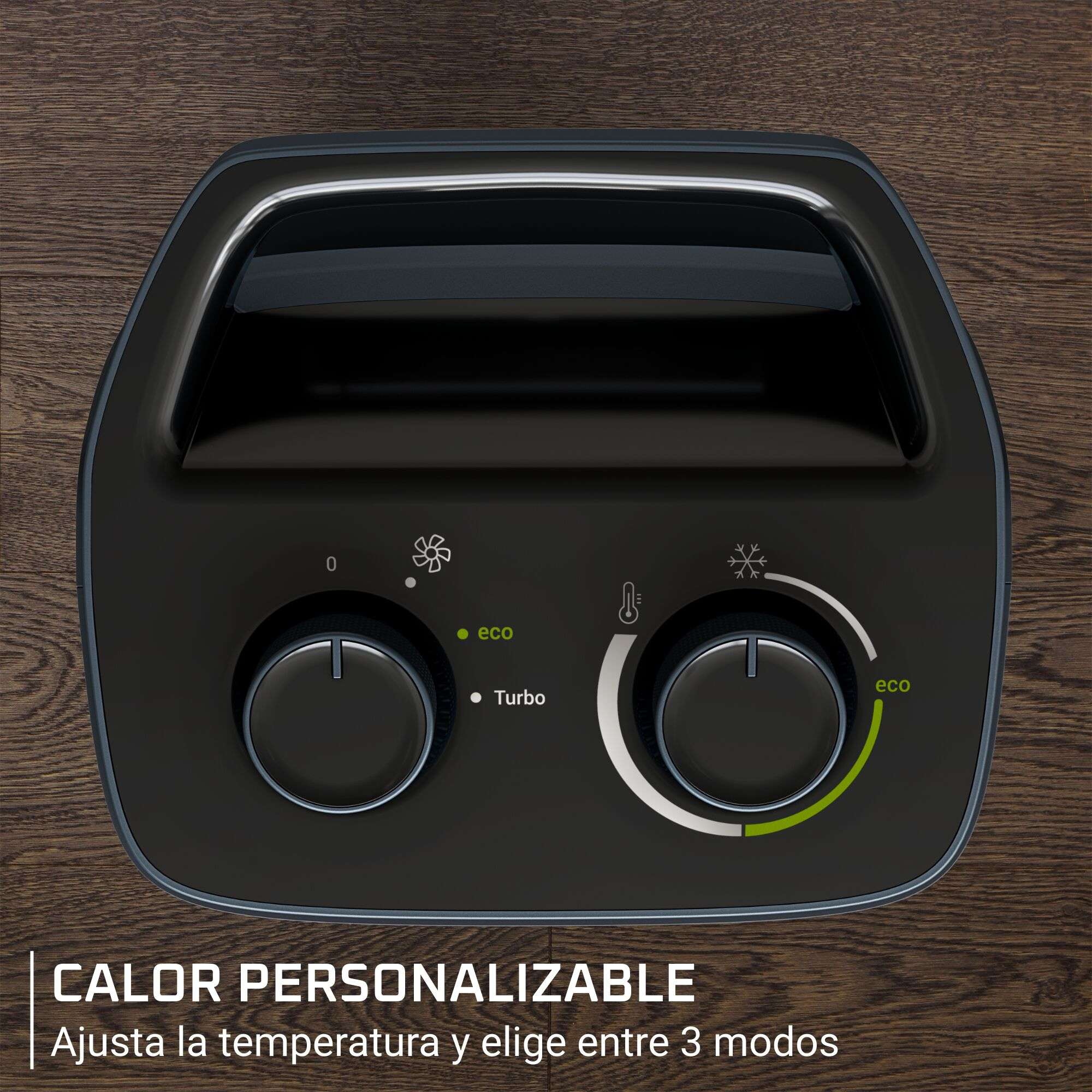 Calefactor Rowenta Intense Comfort SO2351 silencioso 29 dB(A) y 2000 W - Gris Gris-5