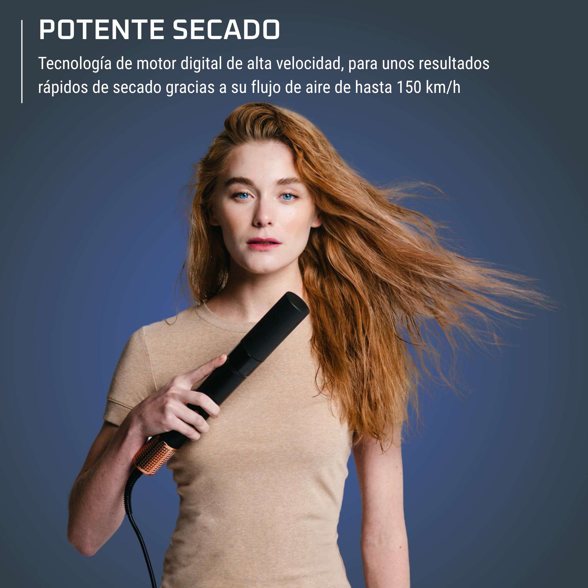 Moldeador de pelo Rowenta Air Shape UB9820 con 4 cabezales distintos motor digital de alta velocidad - Negro Negro-3