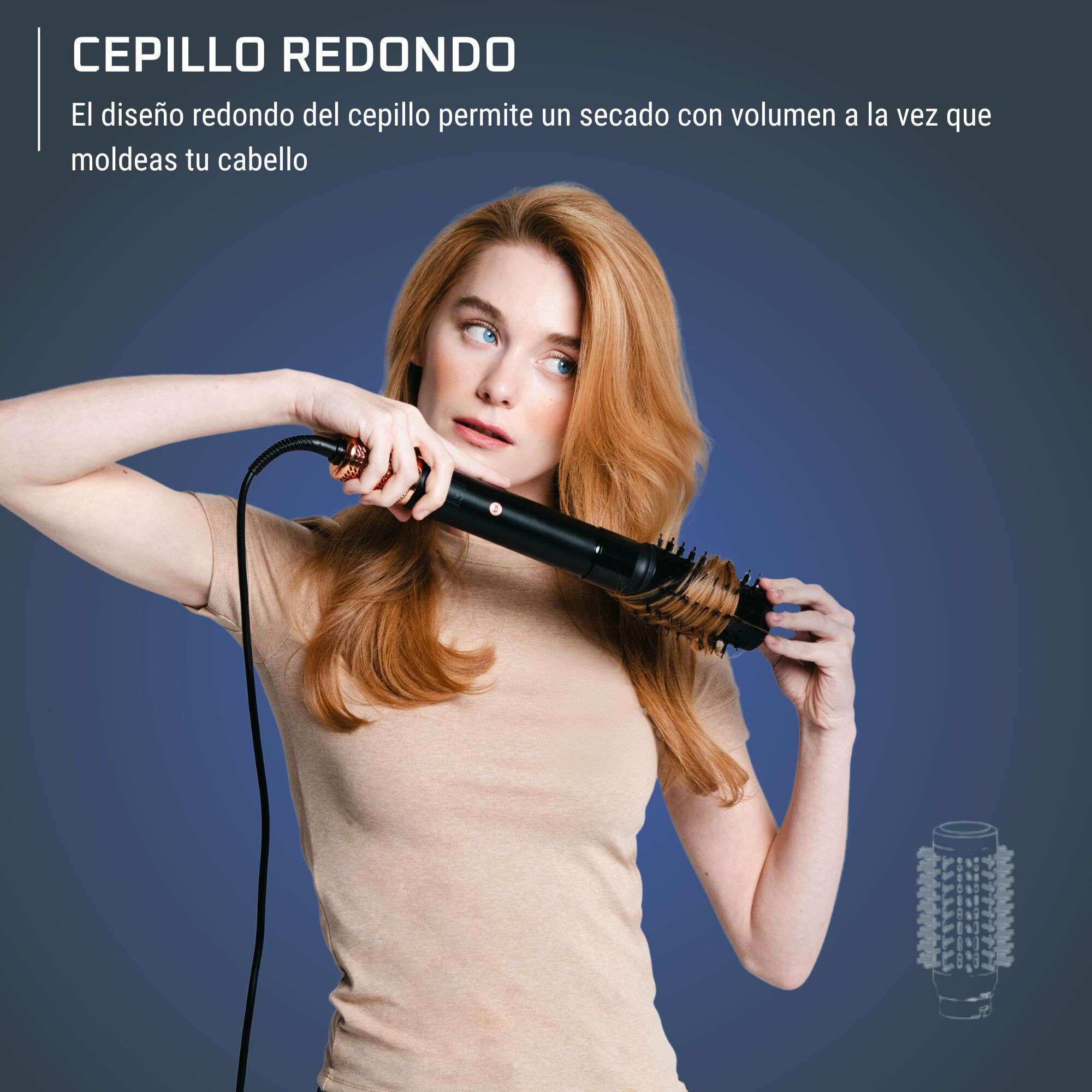 Moldeador de pelo Rowenta Air Shape UB9820 con 4 cabezales distintos motor digital de alta velocidad - Negro Negro-6