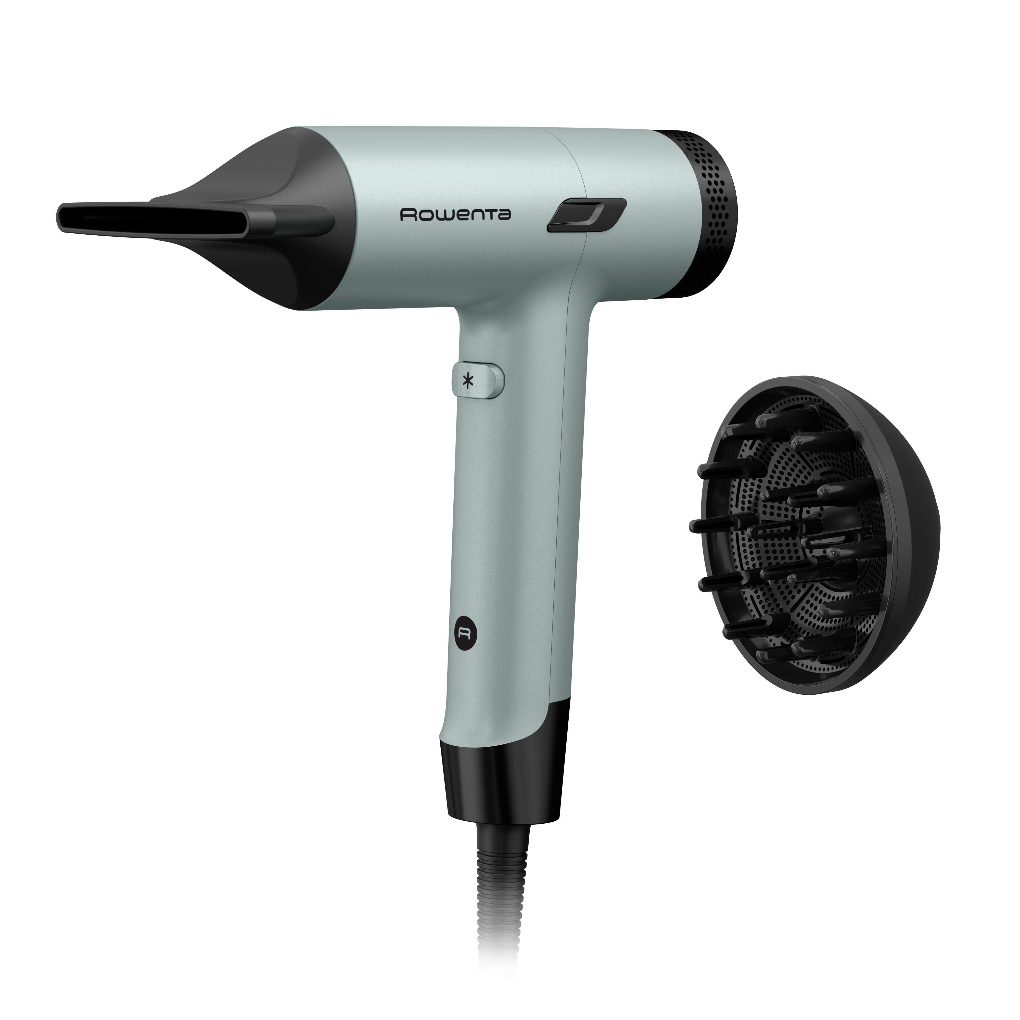 Rowenta - Secador de pelo compacto Rowenta Tiny HY712 flujo de aire de hasta 250 km-h motor BLDC.
