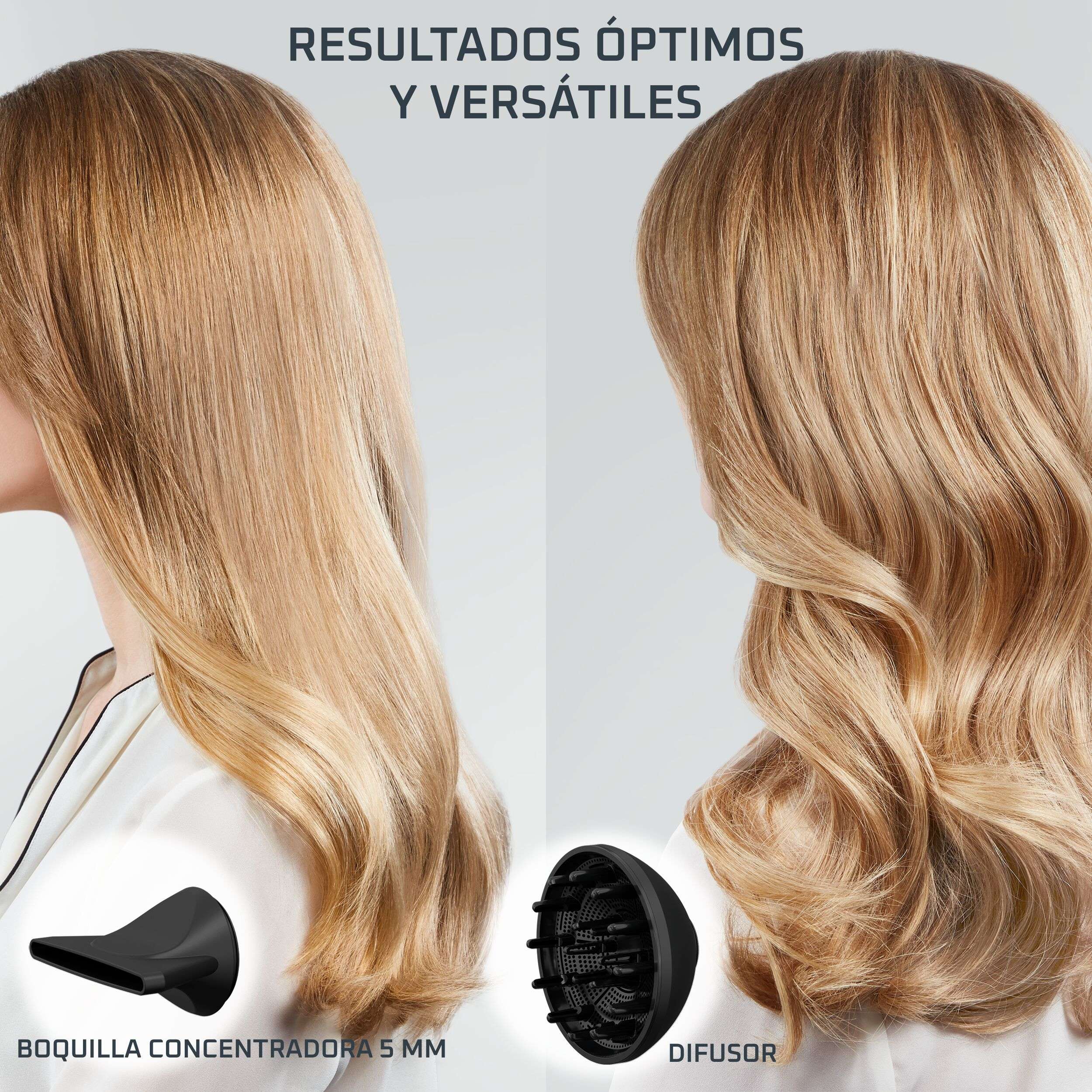 Imagen 5 de Secador de pelo compacto Rowenta Tiny HY712 flujo de aire de hasta 250 km/h motor BLDC - Verde Verde