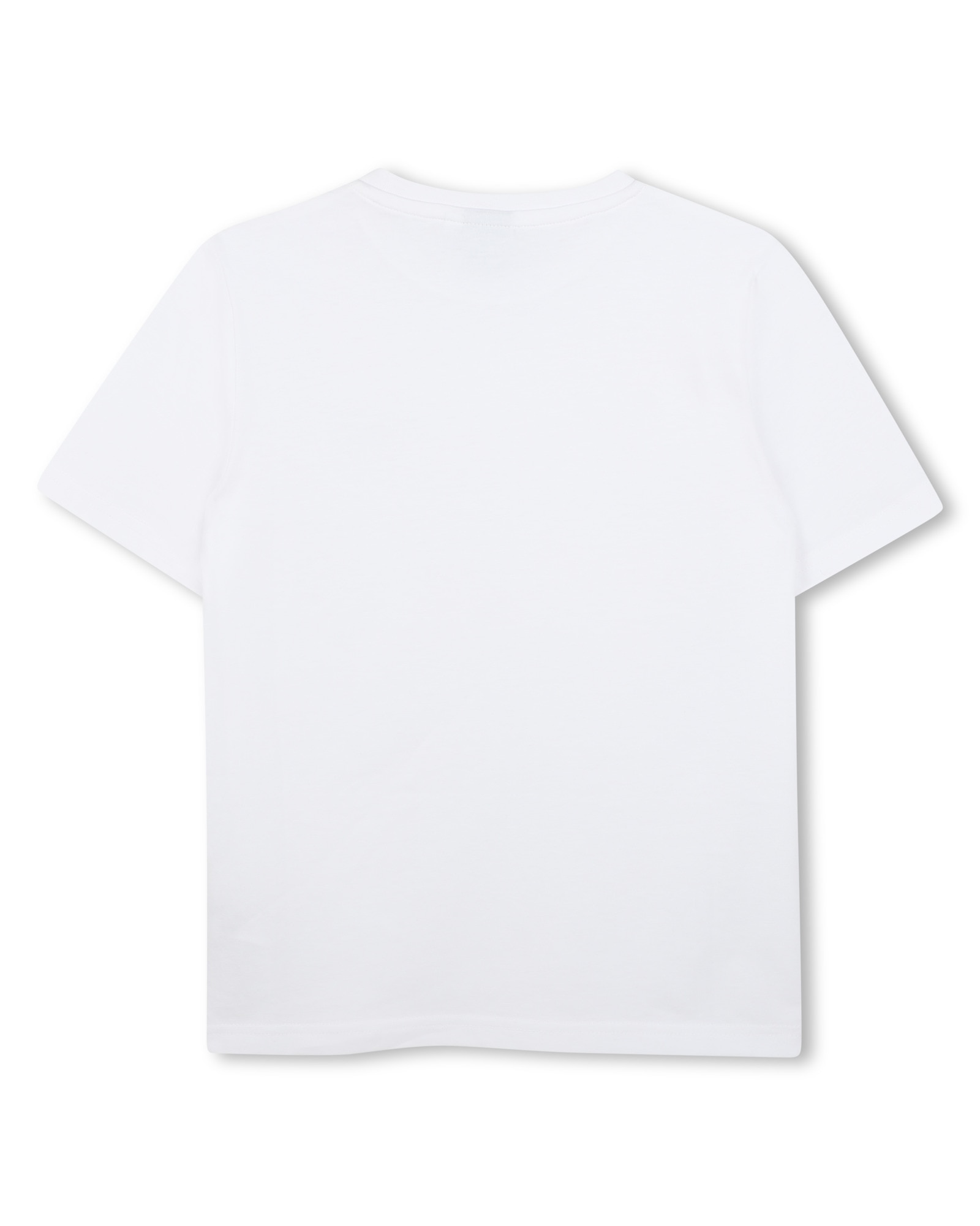 Camiseta de niño de algodón lisa - BOSS Kidswear - Blanco Blanco-3