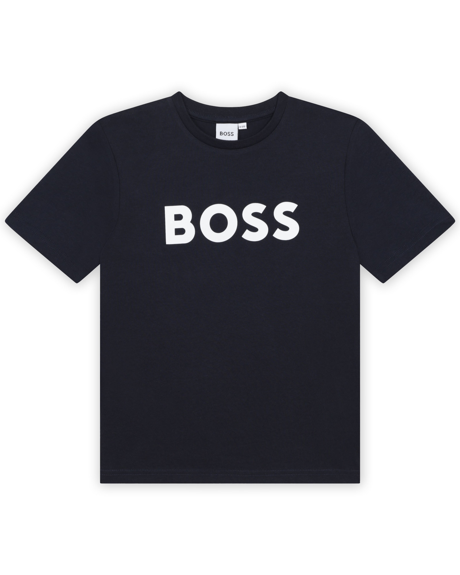 Imagen 0 de Camiseta de niño de manga corta liso Negro
