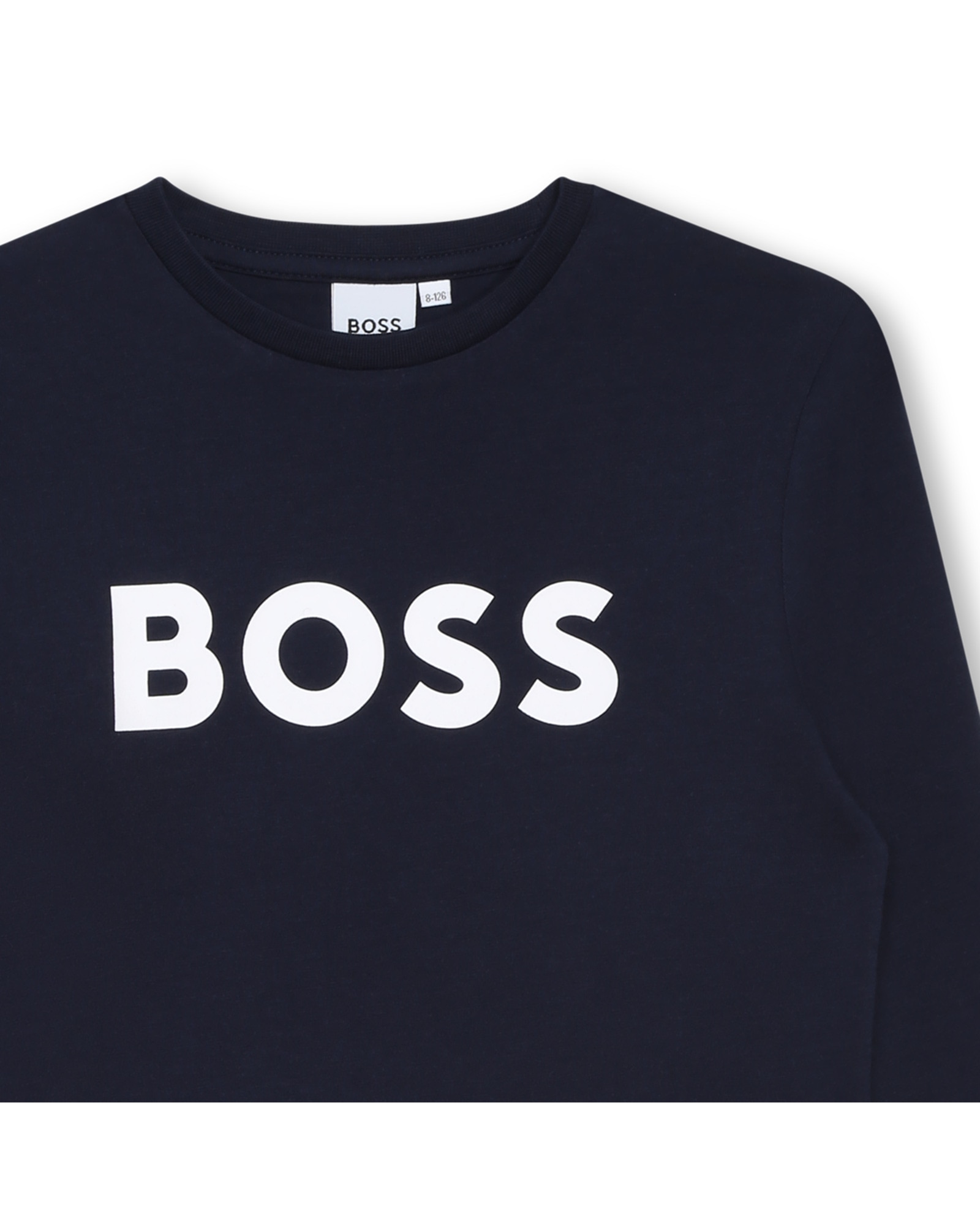 Camiseta de niño de manga larga liso - BOSS Kidswear - Negro Negro-2