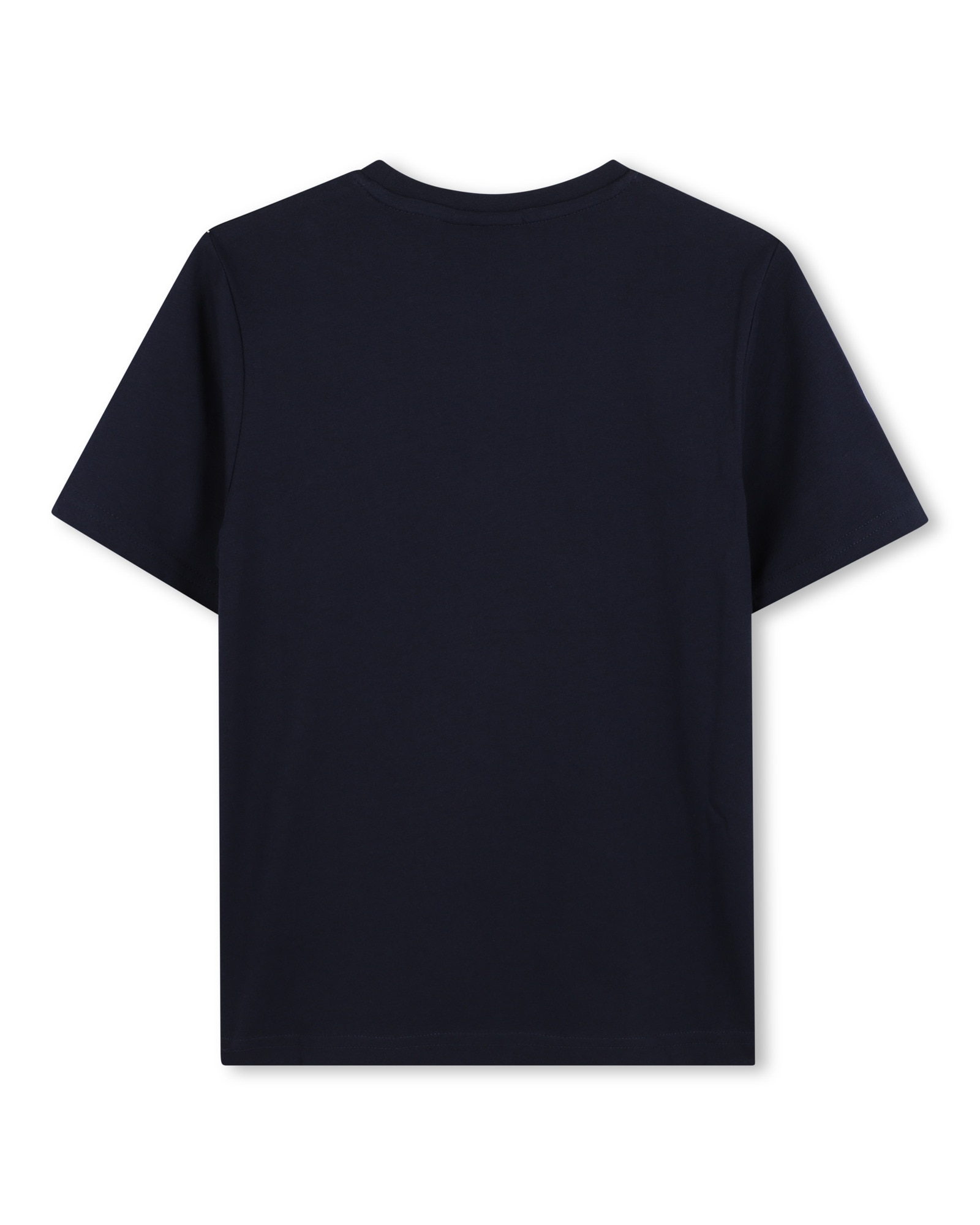 Camiseta de niño de algodón lisa - BOSS Kidswear - Azul marino Azul marino-3