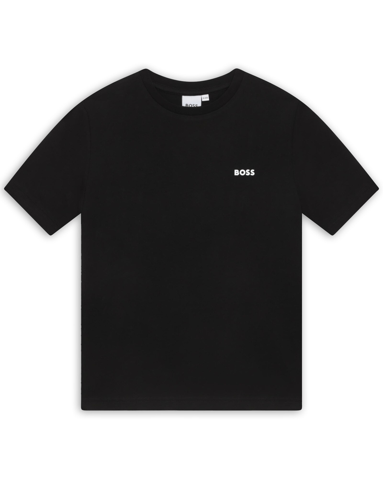 Imagen 0 de Camiseta de niño de manga corta liso Negro