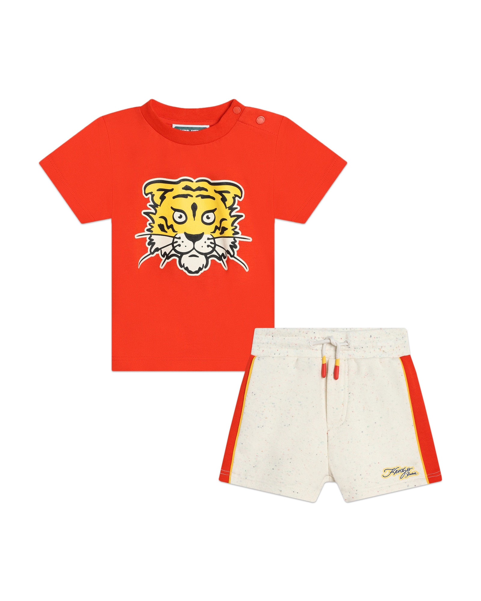 Conjunto de bebe nino de camiseta de manga corta y short