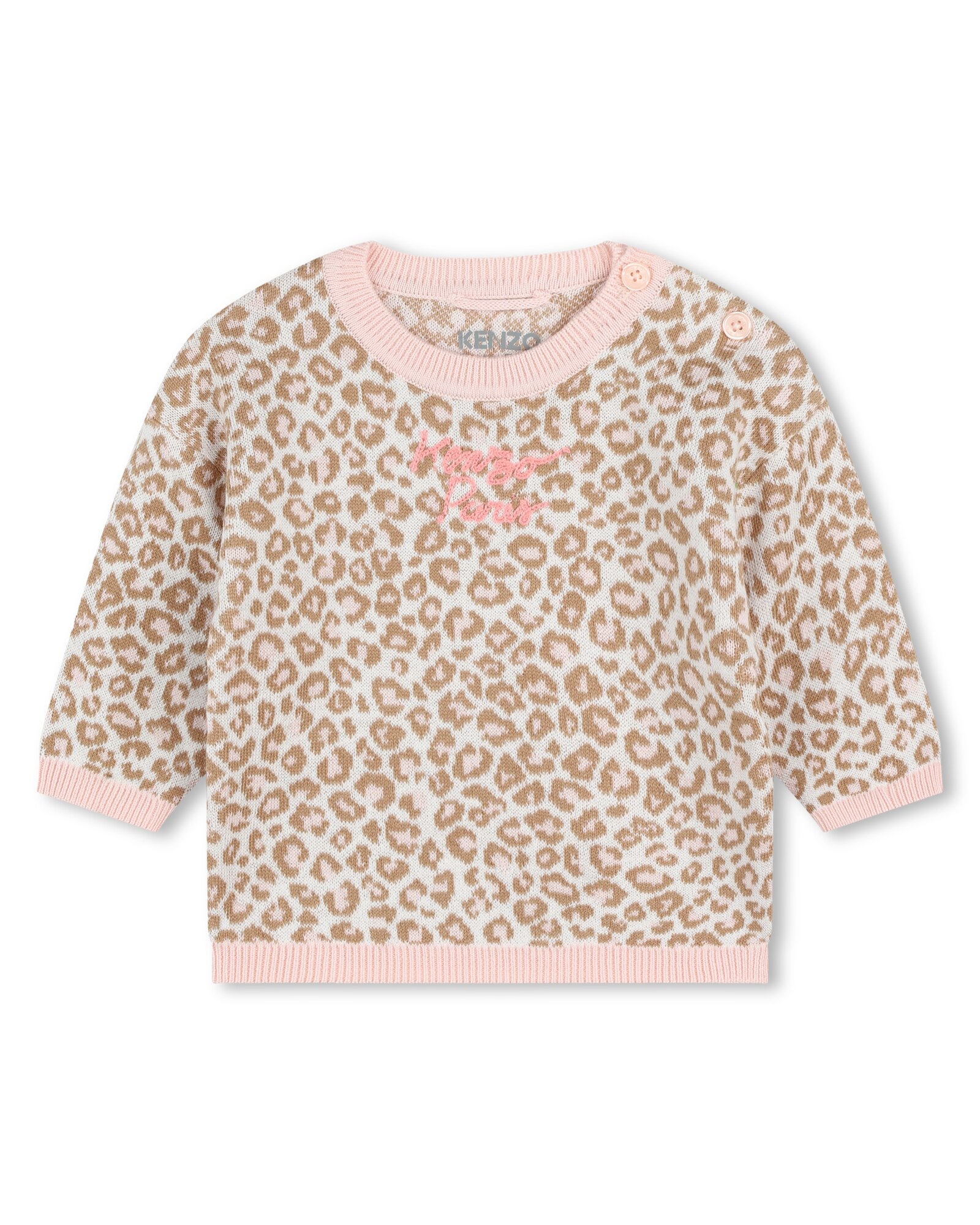 Conjunto de bebe nina de jersey estampado y pantalon liso Kenzo Kids El Corte Ingles