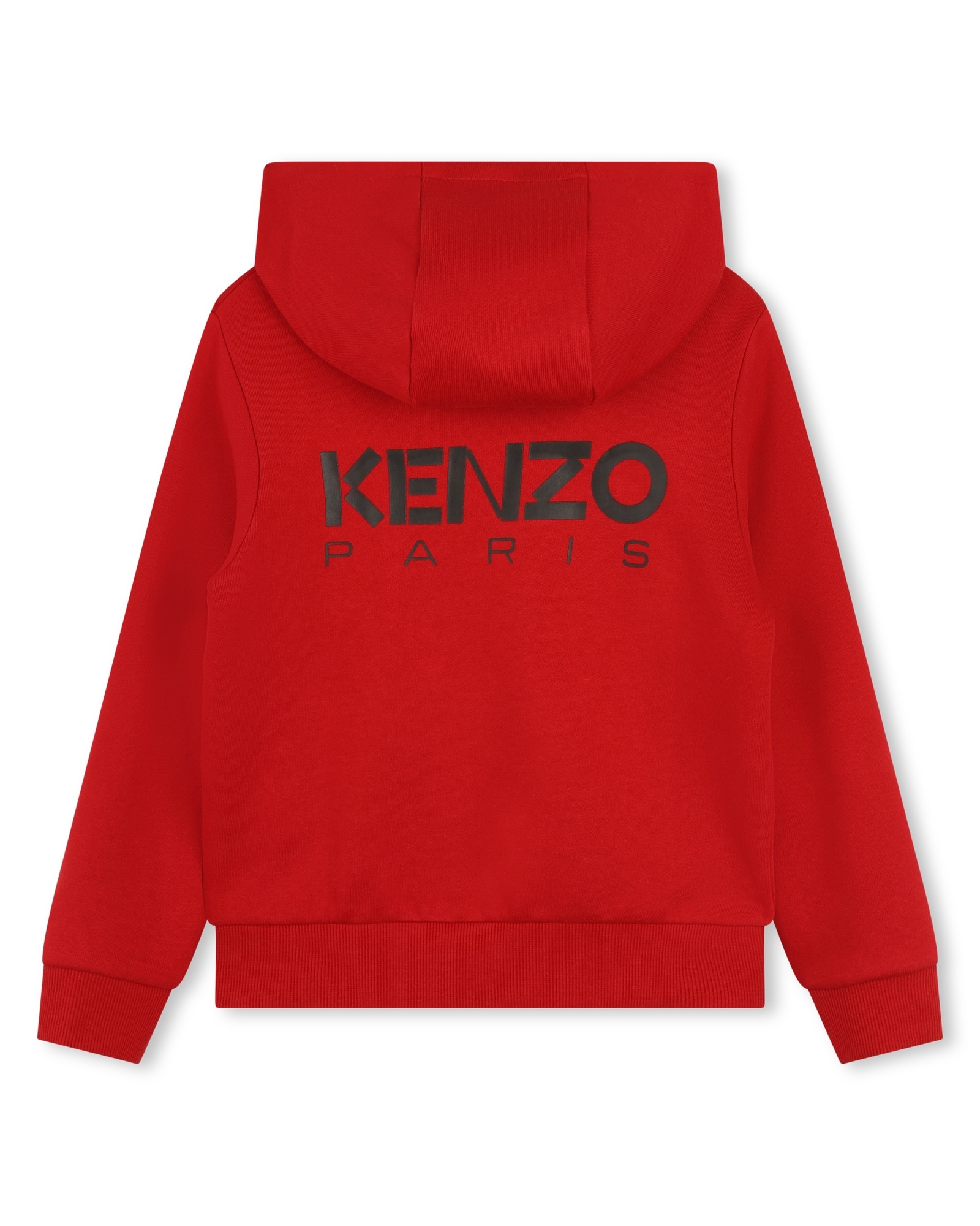 Sudadera con dibujo frontal y logo trasero