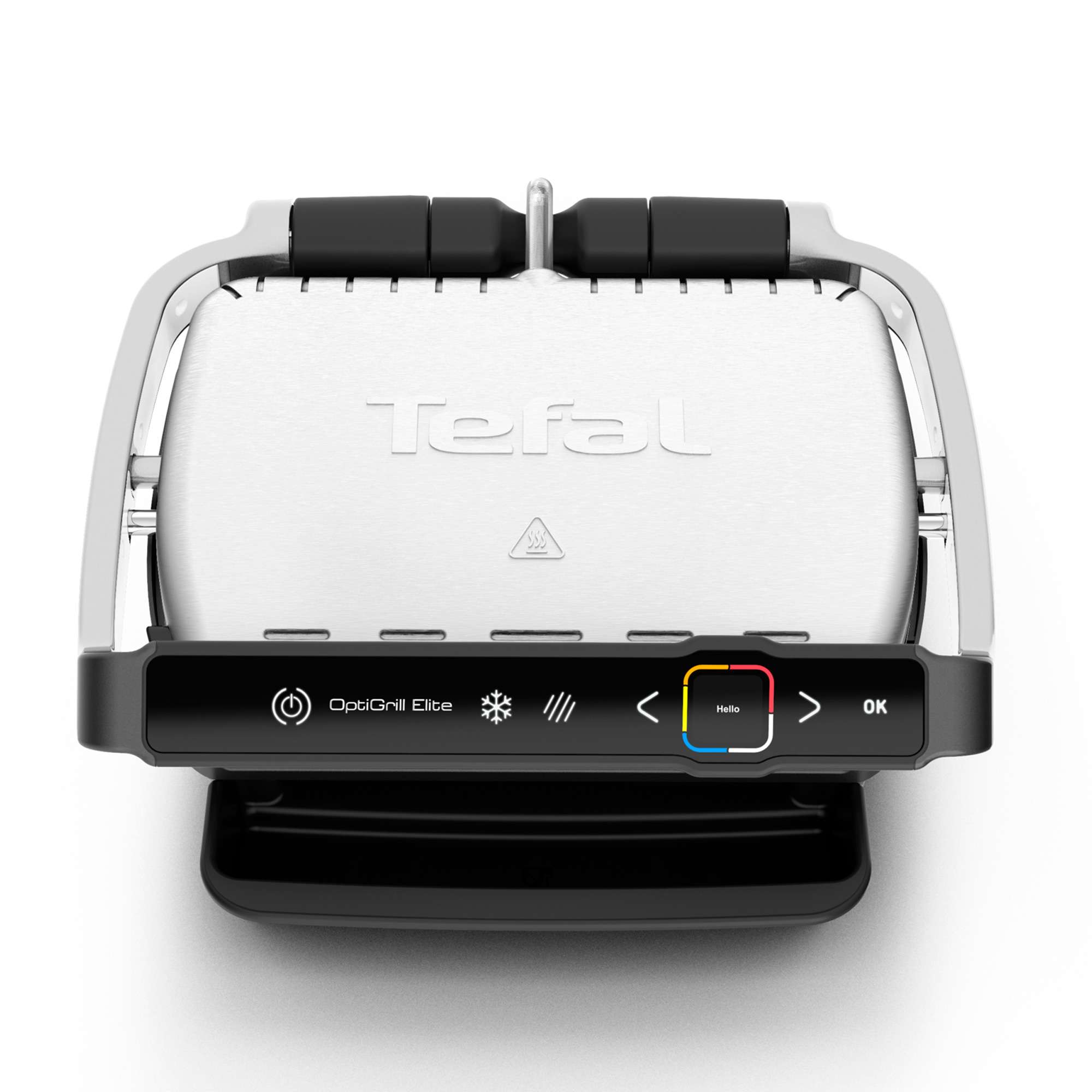 Parrilla eléctrica Tefal Optigrill Elite GC750D con 12 programas automáticos - Plata Plata-3