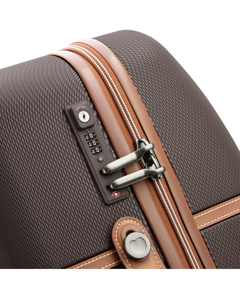 Maleta de cabina Chatelet Air rígida con capacidad de 37 L - Delsey Paris - Marrón chocolate Marrón chocolate-5