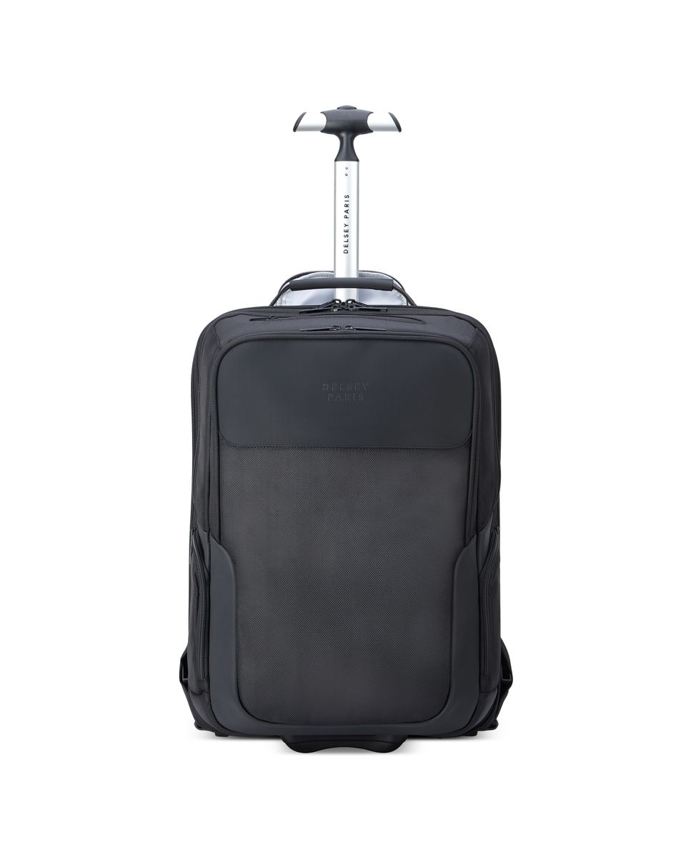 Mochila con ruedas parvis plus en textil - Delsey Paris - Negro Negro-1