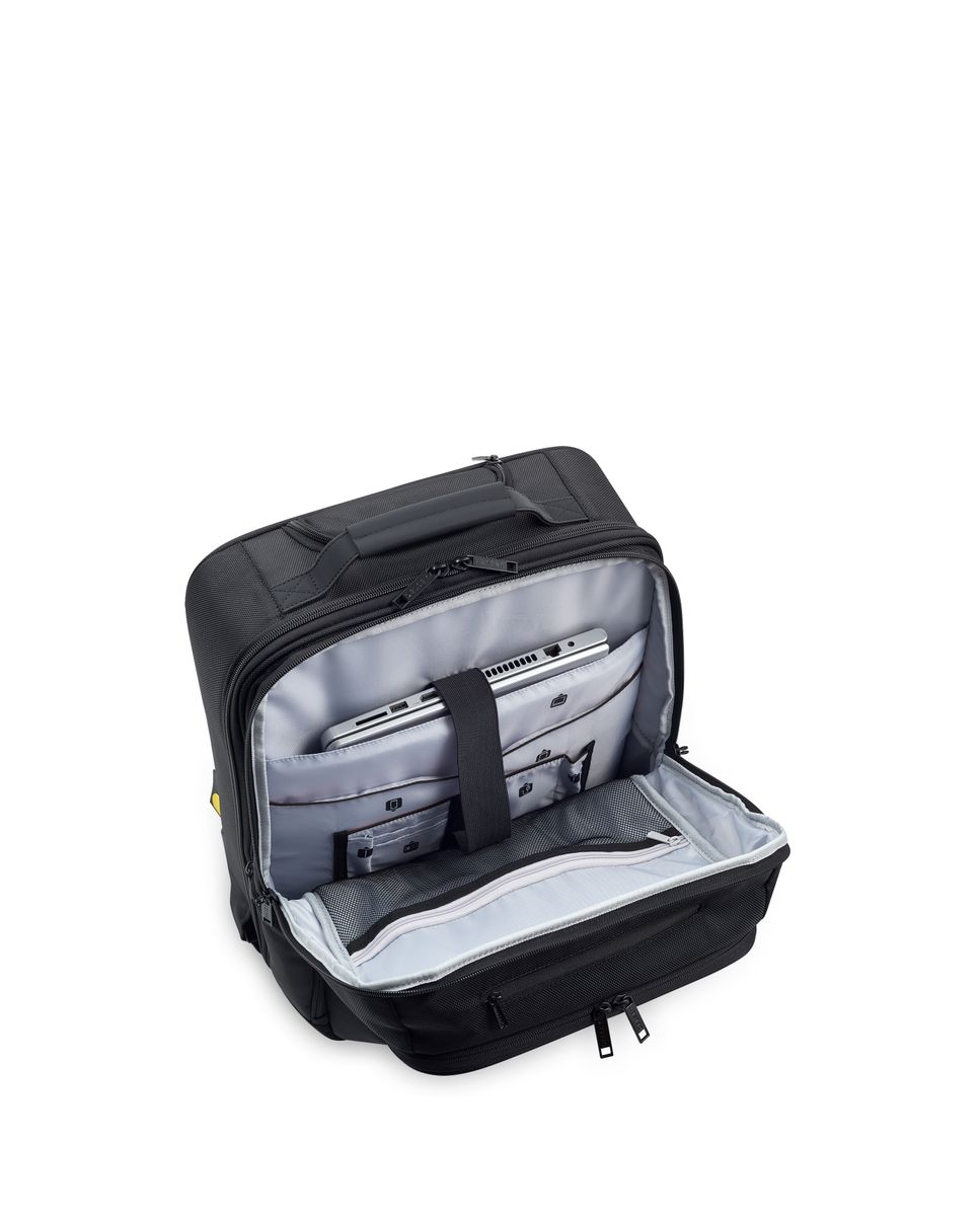Mochila con ruedas parvis plus en textil - Delsey Paris - Negro Negro-8