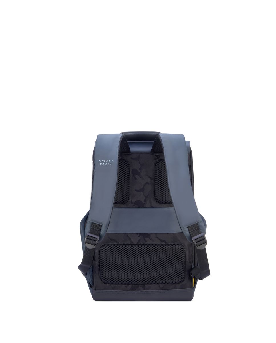 Mochila Securflap en textil compatible con sistema trolley - Delsey Paris - Gris oscuro Gris oscuro-5