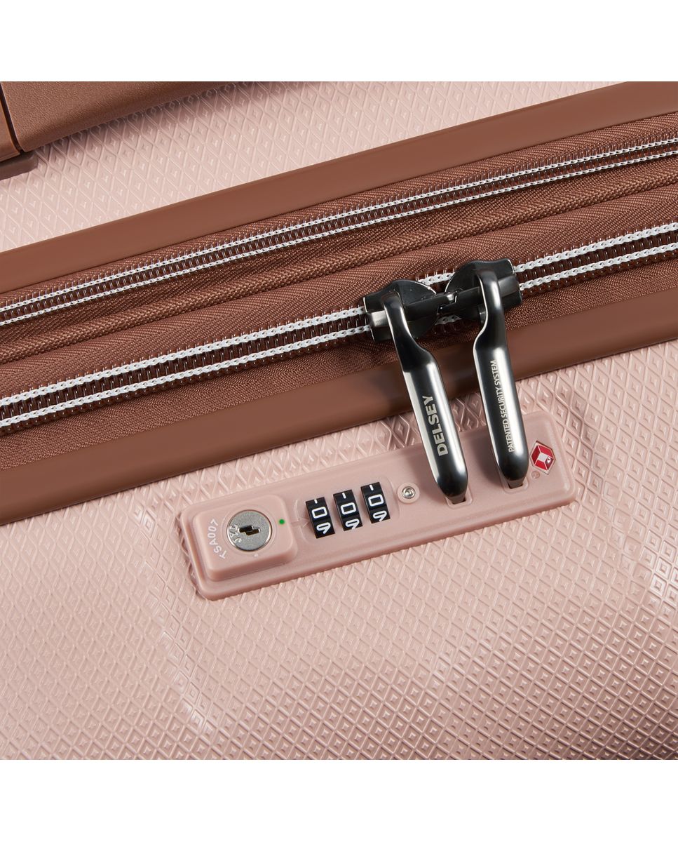 Imagen 5 de Maleta mediana Carrousel rígida con capacidad de 69 L - Delsey Paris - Rosa Rosa