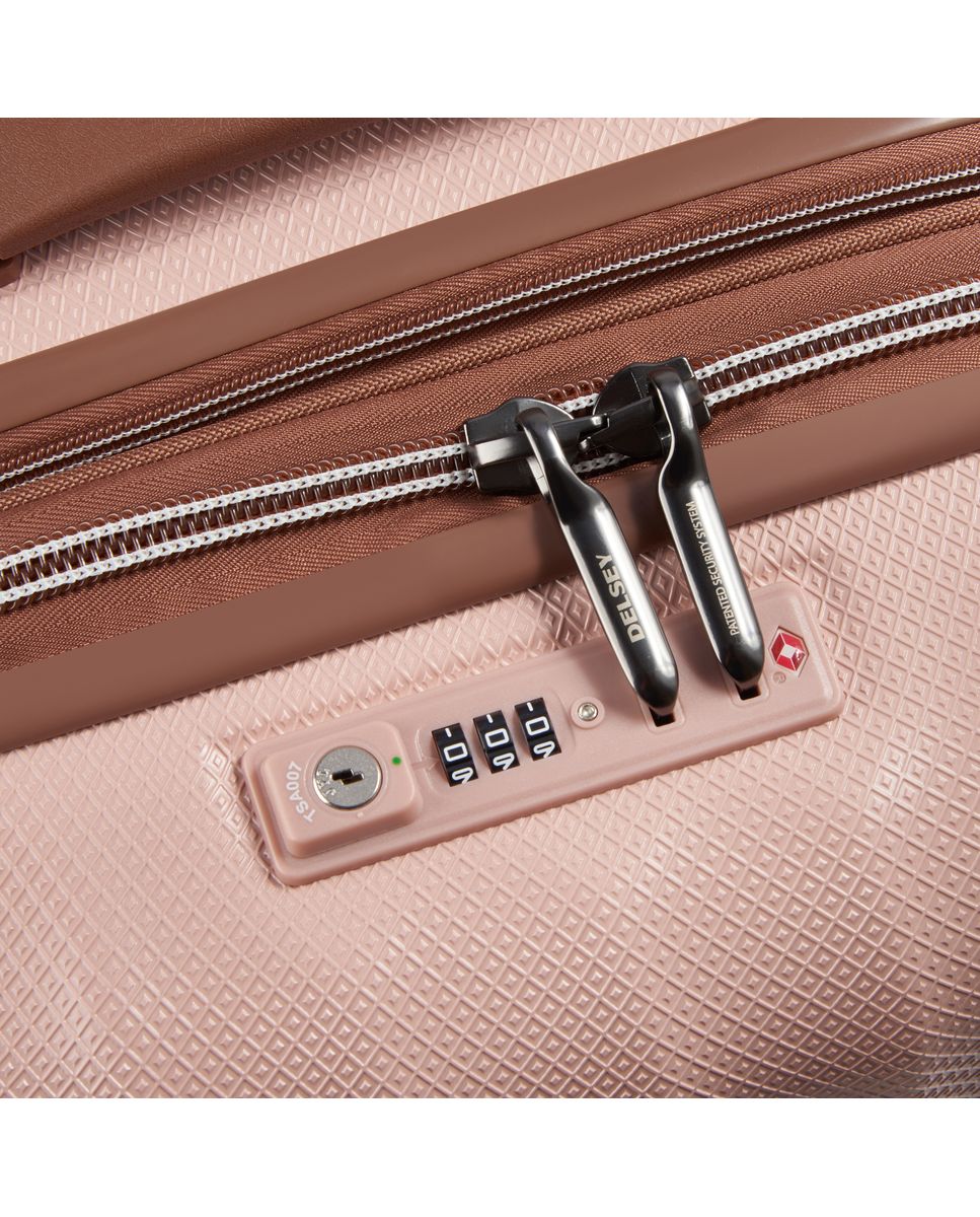 Imagen 5 de Maleta de cabina Carrousel rígida con capacidad de 36 L - Delsey Paris - Rosa Rosa