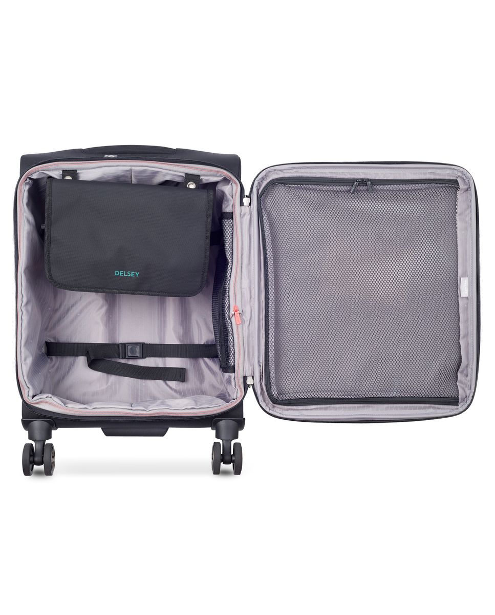 Maleta de cabina helium dlx blanda con capacidad de 35 l - Delsey Paris - Negro Negro-4