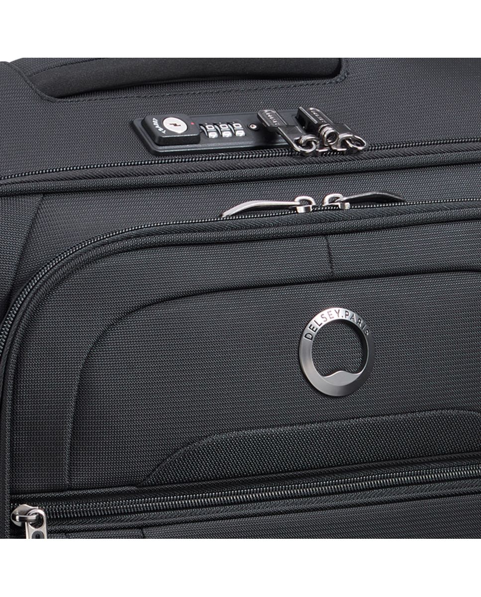 Maleta de cabina helium dlx blanda con capacidad de 35 l - Delsey Paris - Negro Negro-6