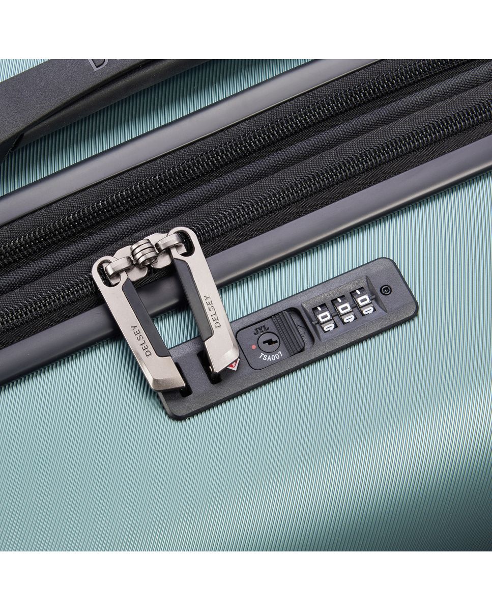 Maleta grande expandible air armour rígida con capacidad de 101 l - Delsey Paris - Verde azulado Verde azulado-5