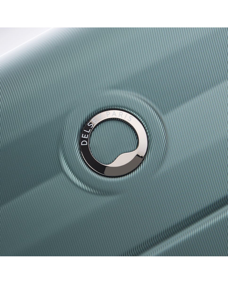 Maleta grande expandible air armour rígida con capacidad de 101 l - Delsey Paris - Verde azulado Verde azulado-8