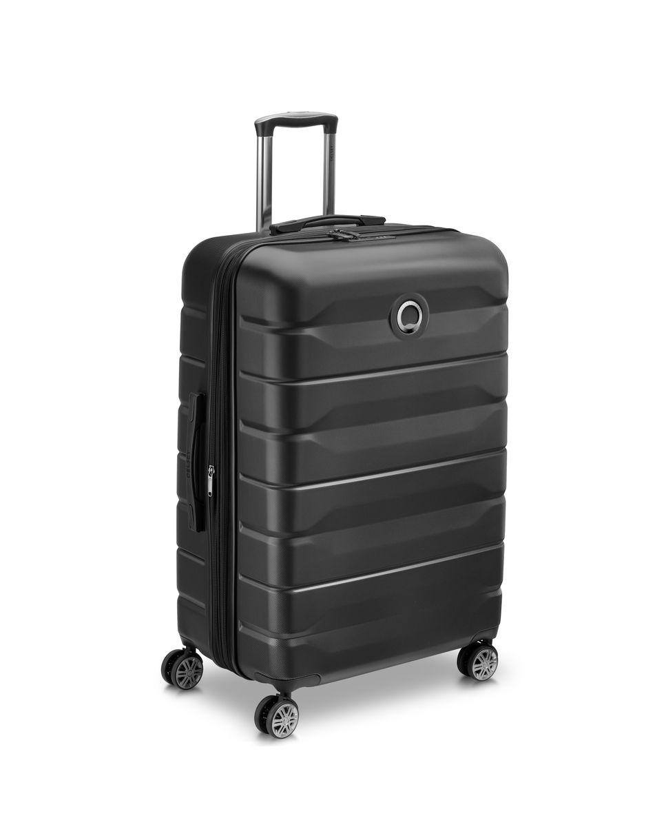 Maleta grande expandible air armour rígida con capacidad de 101 l - Delsey Paris - Azul marino Negro-2