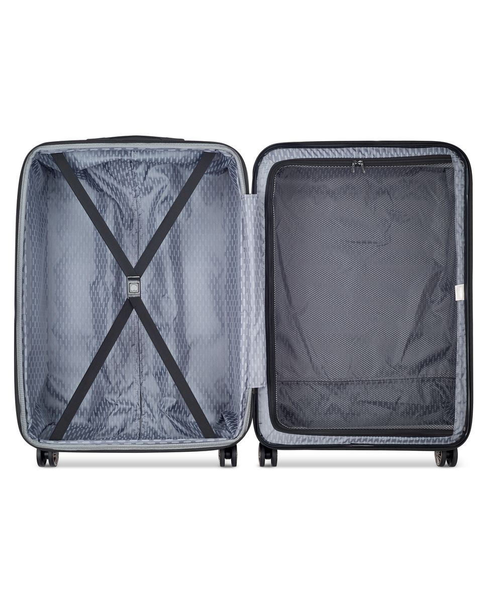 Maleta grande expandible air armour rígida con capacidad de 101 l - Delsey Paris - Azul marino Negro-3
