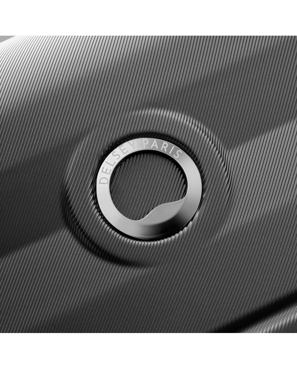 Maleta grande expandible air armour rígida con capacidad de 101 l - Delsey Paris - Azul marino Negro-5