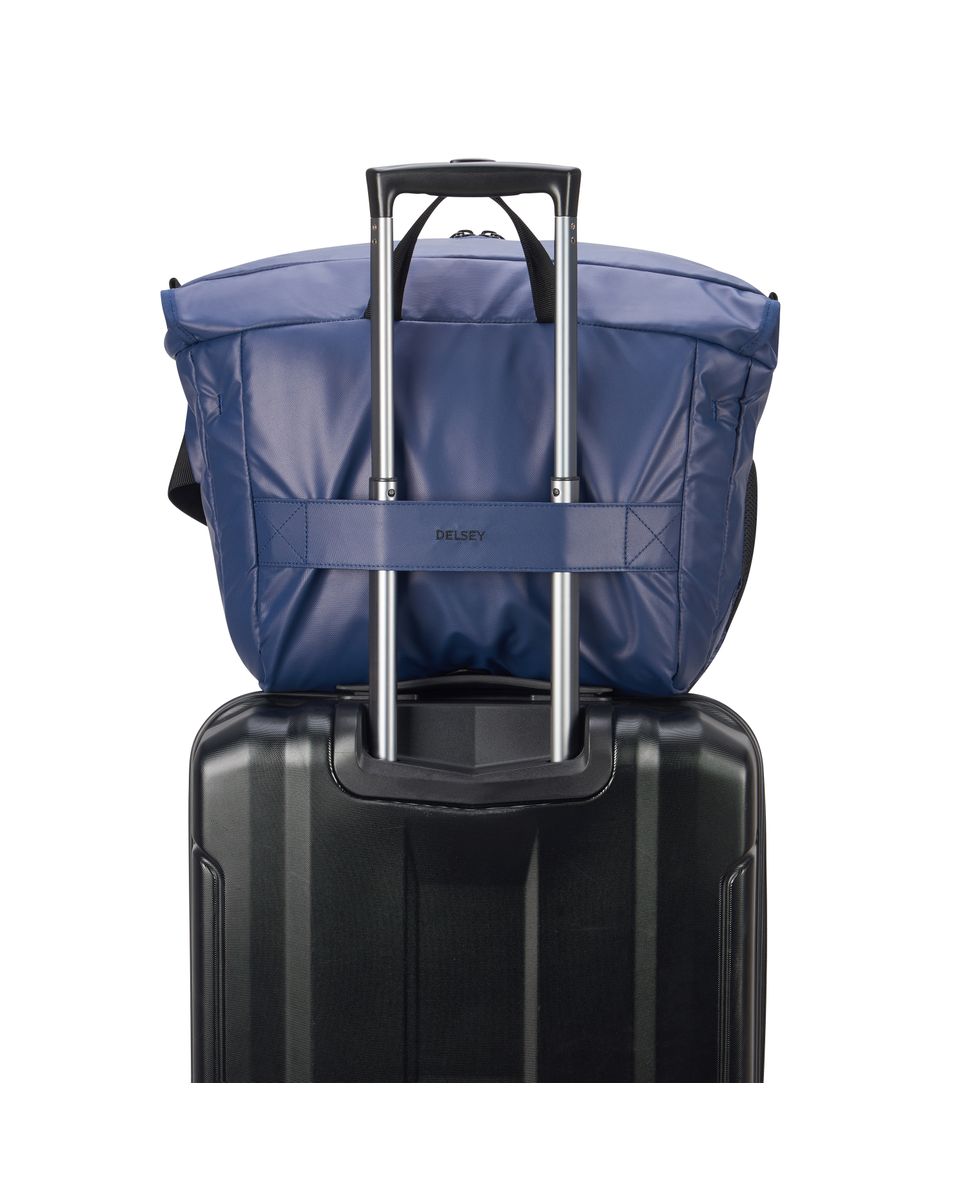 Bolsa de viaje Raspail impermeable compatible con sistema trolley - Delsey Paris - Azul Azul-6