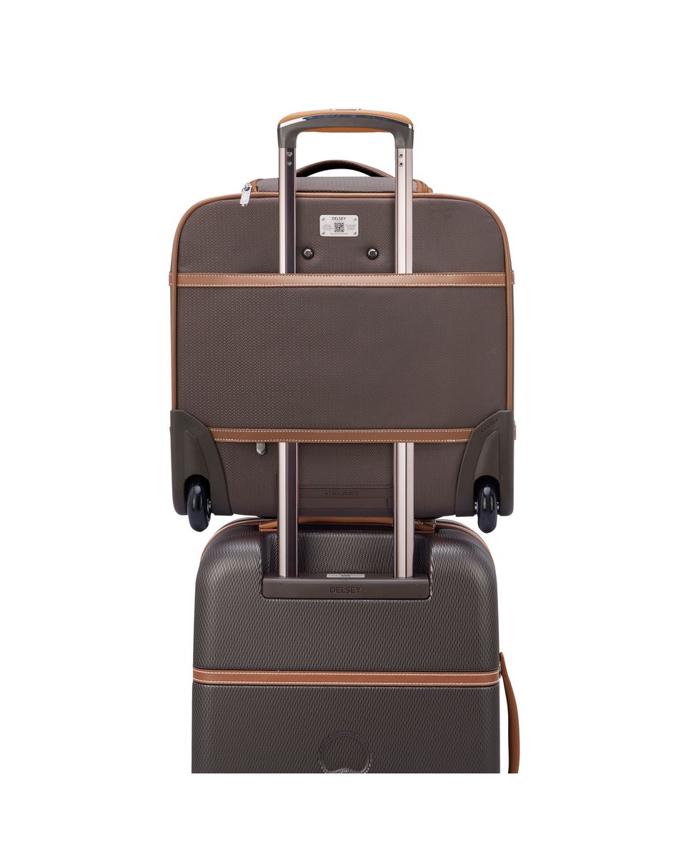 Maleta de cabina chatelet air 2.0 blanda con capacidad de 20 l - Delsey Paris - Marrón Marrón-5