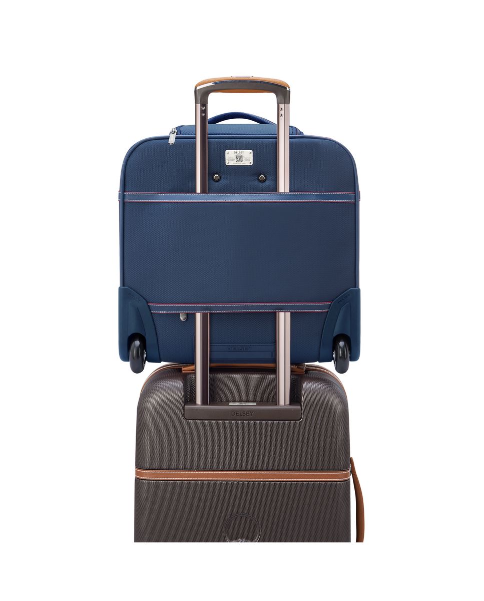 Maleta de cabina chatelet air 2.0 blanda con capacidad de 20 l - Delsey Paris - Azul oscuro Azul oscuro-6
