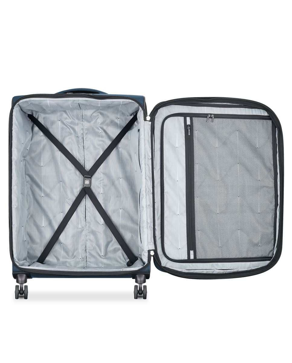 Maleta grande Sky Max 2.0 blanda con capacidad de 108 L - Delsey Paris - Azul Azul-3