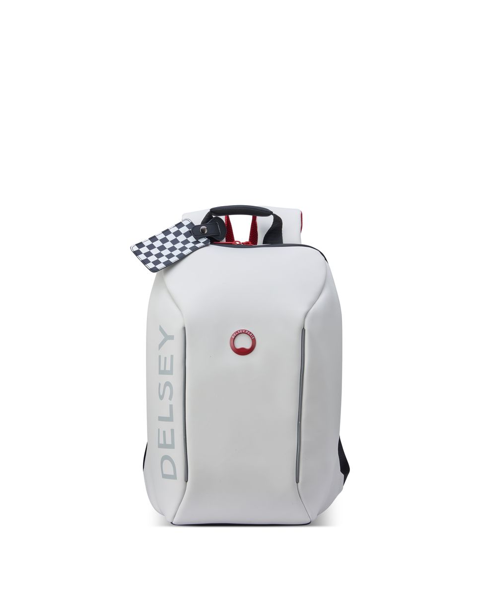 Mochila Securain impermeable edición limitada Formula 1 - Delsey Paris - Blanco Blanco-1
