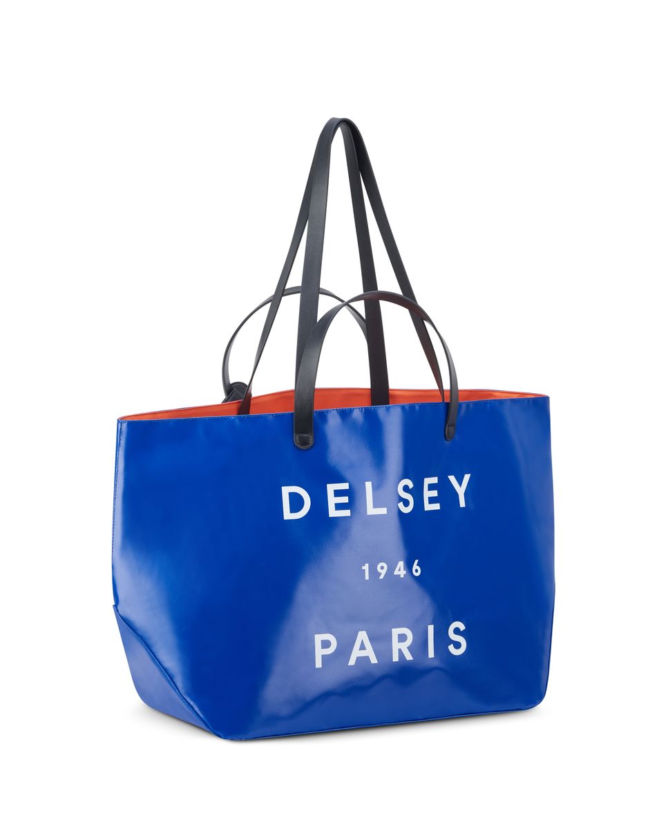 Bolsa de viaje Croisiere compatible con sistema trolley talla M - Delsey Paris - Azul índigo Azul índigo-4