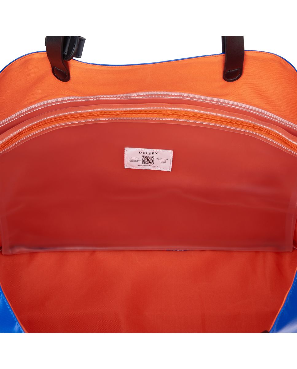 Bolsa de viaje Croisiere compatible con sistema trolley talla M - Delsey Paris - Azul índigo Azul índigo-5