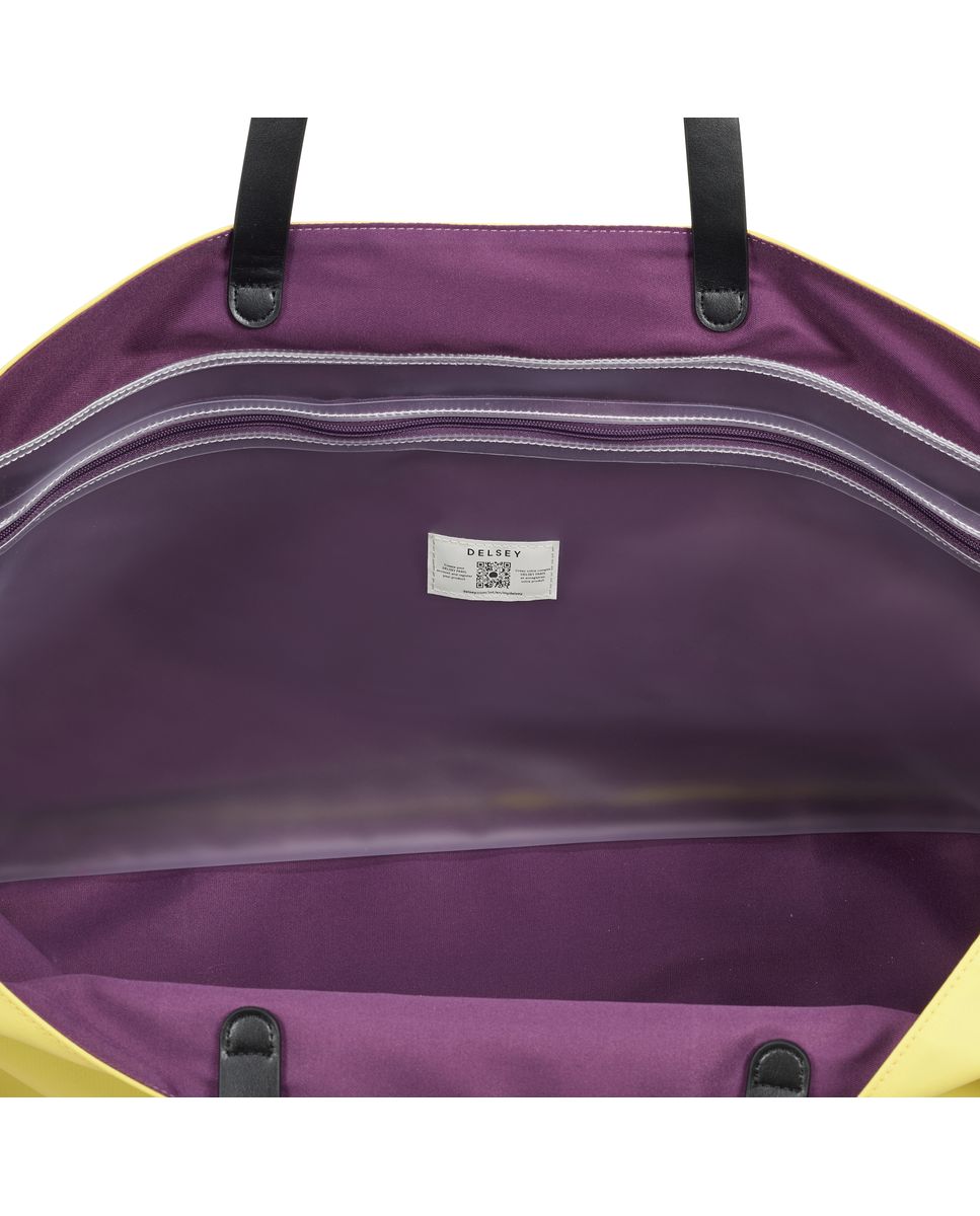 Bolsa de viaje Croisiere compatible con sistema trolley talla L - Delsey Paris - Amarillo Amarillo-5