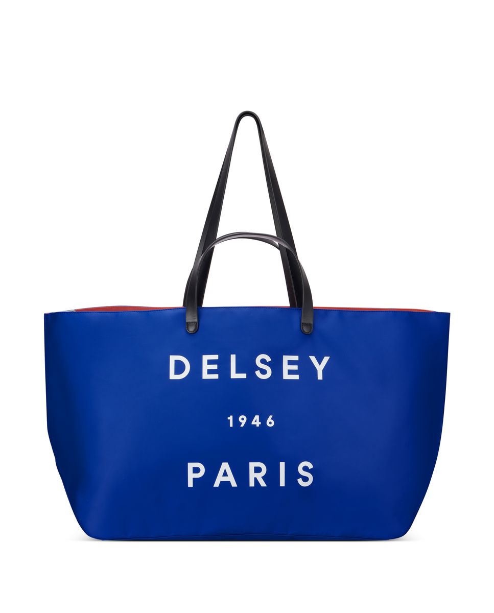 Bolsa de viaje Croisiere compatible con sistema trolley talla L - Delsey Paris - Azul índigo Azul índigo-1