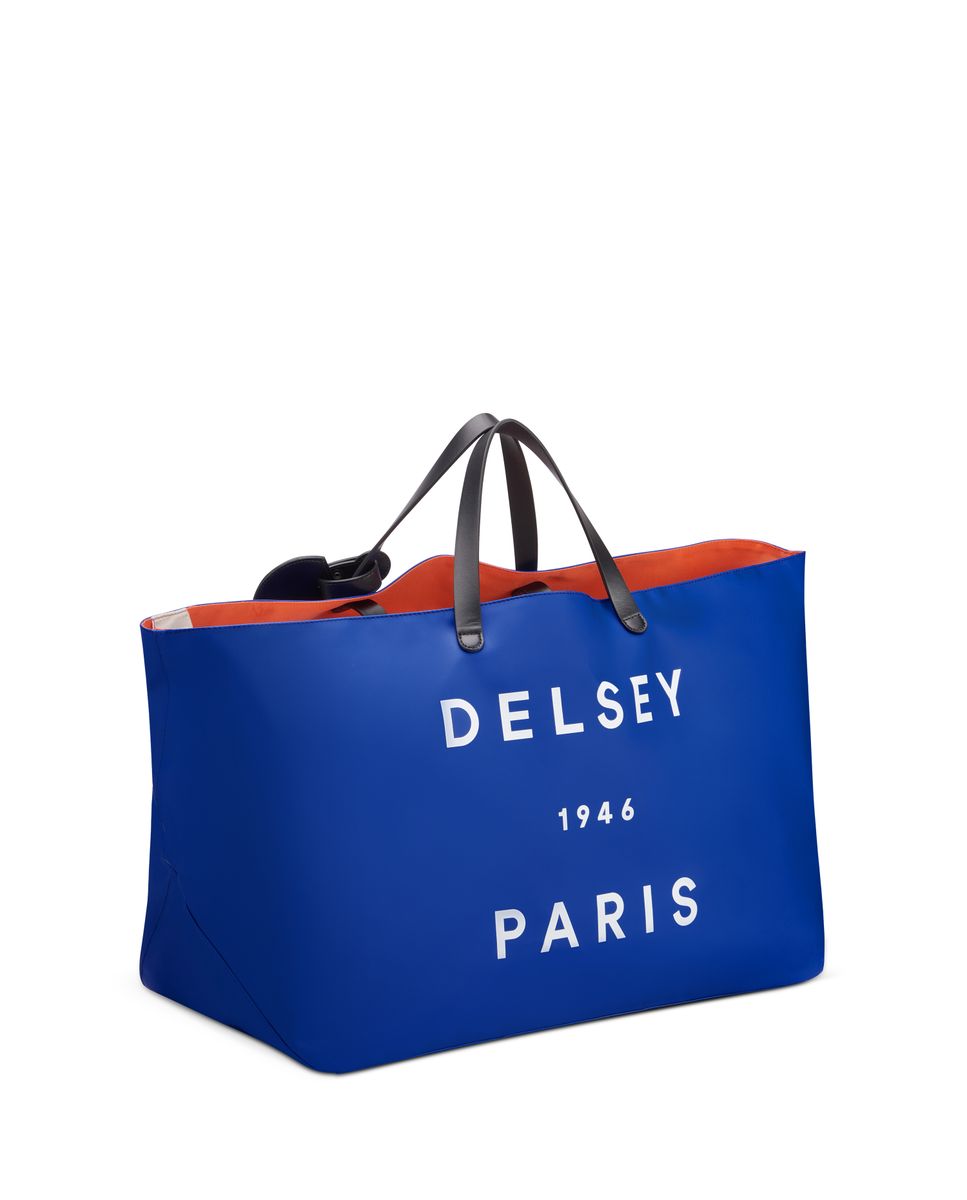 Bolsa de viaje Croisiere compatible con sistema trolley talla L - Delsey Paris - Azul índigo Azul índigo-4