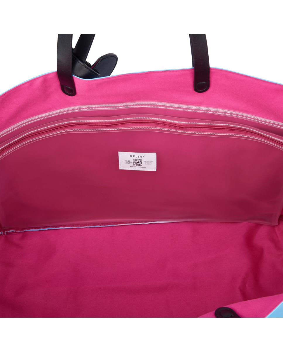 Bolsa de viaje Croisiere compatible con sistema trolley talla L - Delsey Paris - Azul claro Azul claro-5
