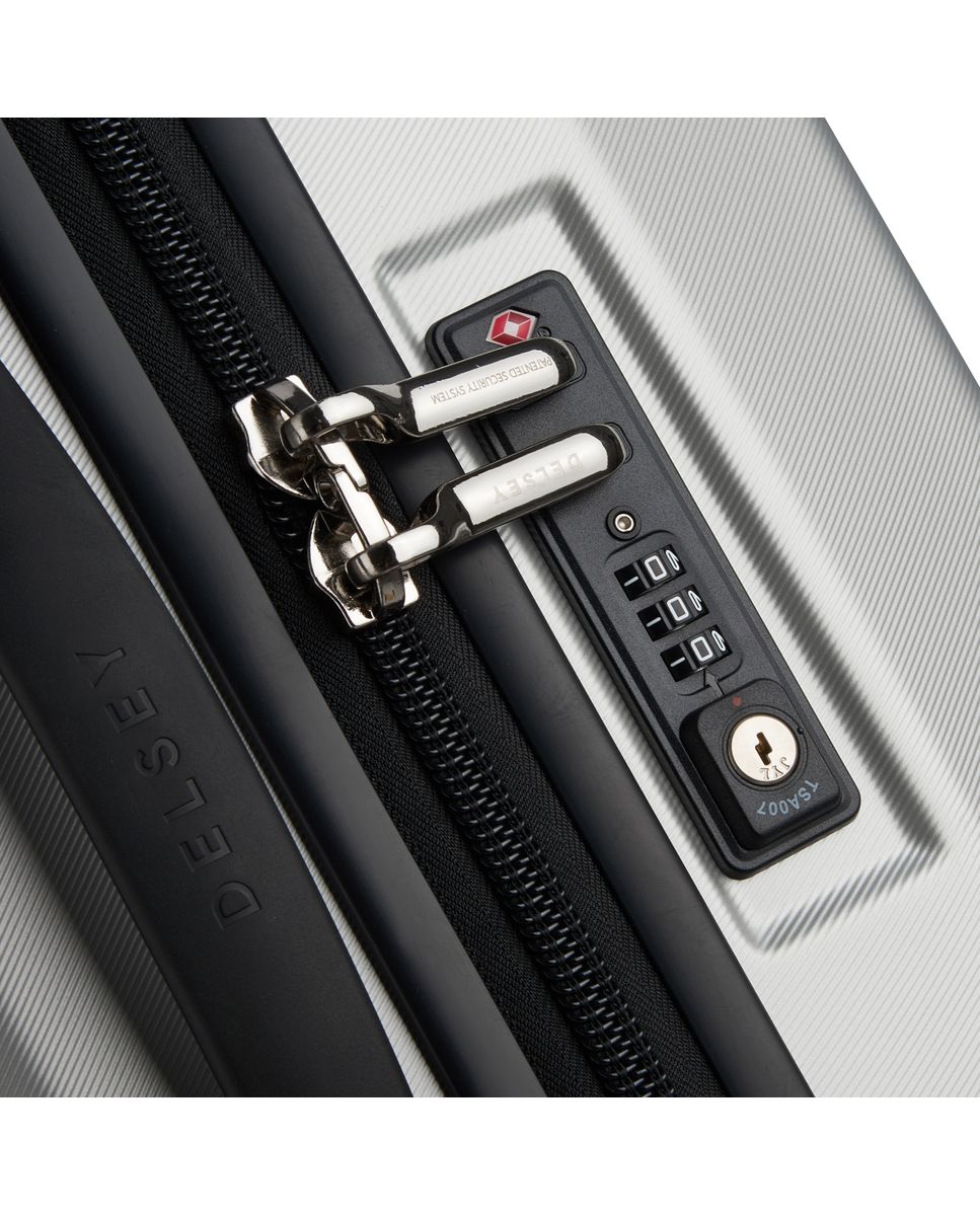Maleta mediana Karat 20 rígida con capacidad de 7009 L - Delsey Paris - Plata Plata-4