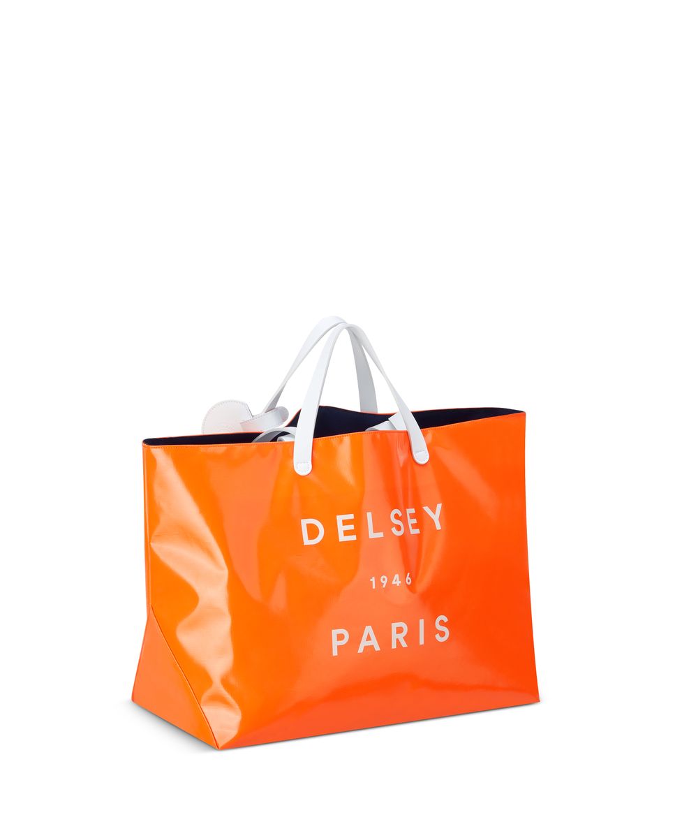Bolsa de viaje Croisiere de textil edición limitada Roland Garros con capacidad de 40,17 L - Delsey Paris - Naranja Naranja-4