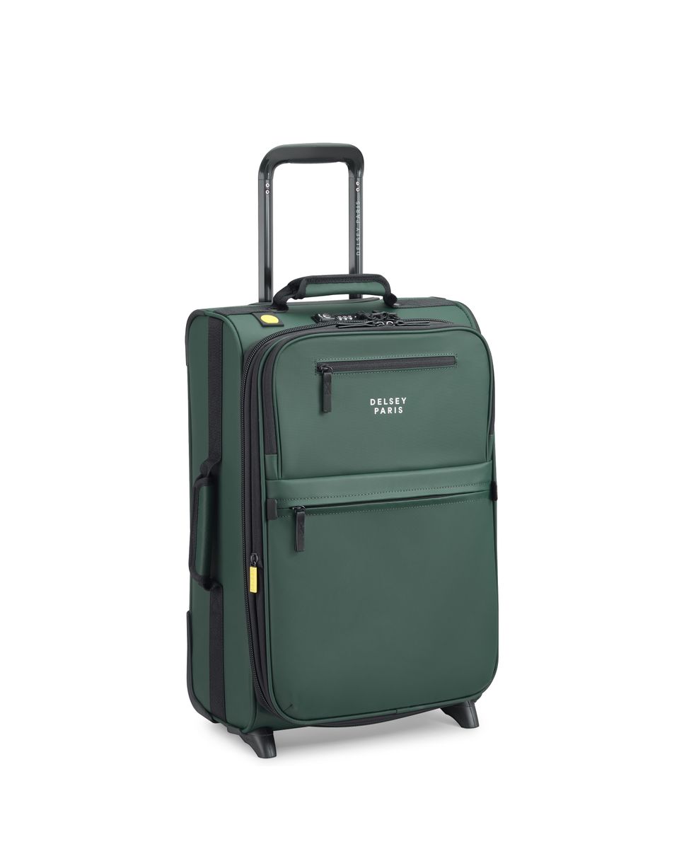 Maleta de cabina maubert 2.0 blanda con capacidad de 39 l - Delsey Paris - Verde oscuro Verde oscuro-2