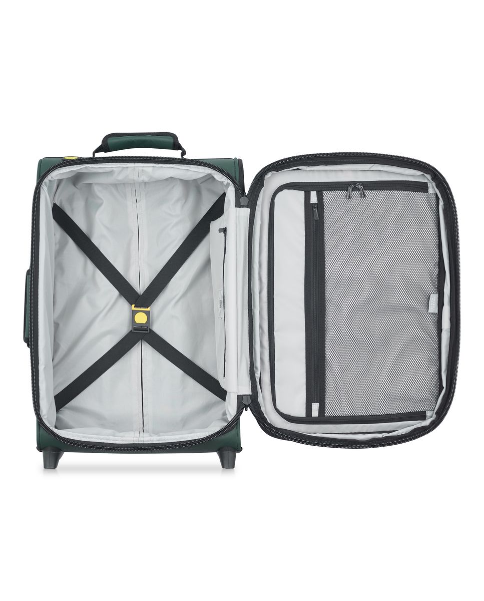 Maleta de cabina maubert 2.0 blanda con capacidad de 39 l - Delsey Paris - Verde oscuro Verde oscuro-3