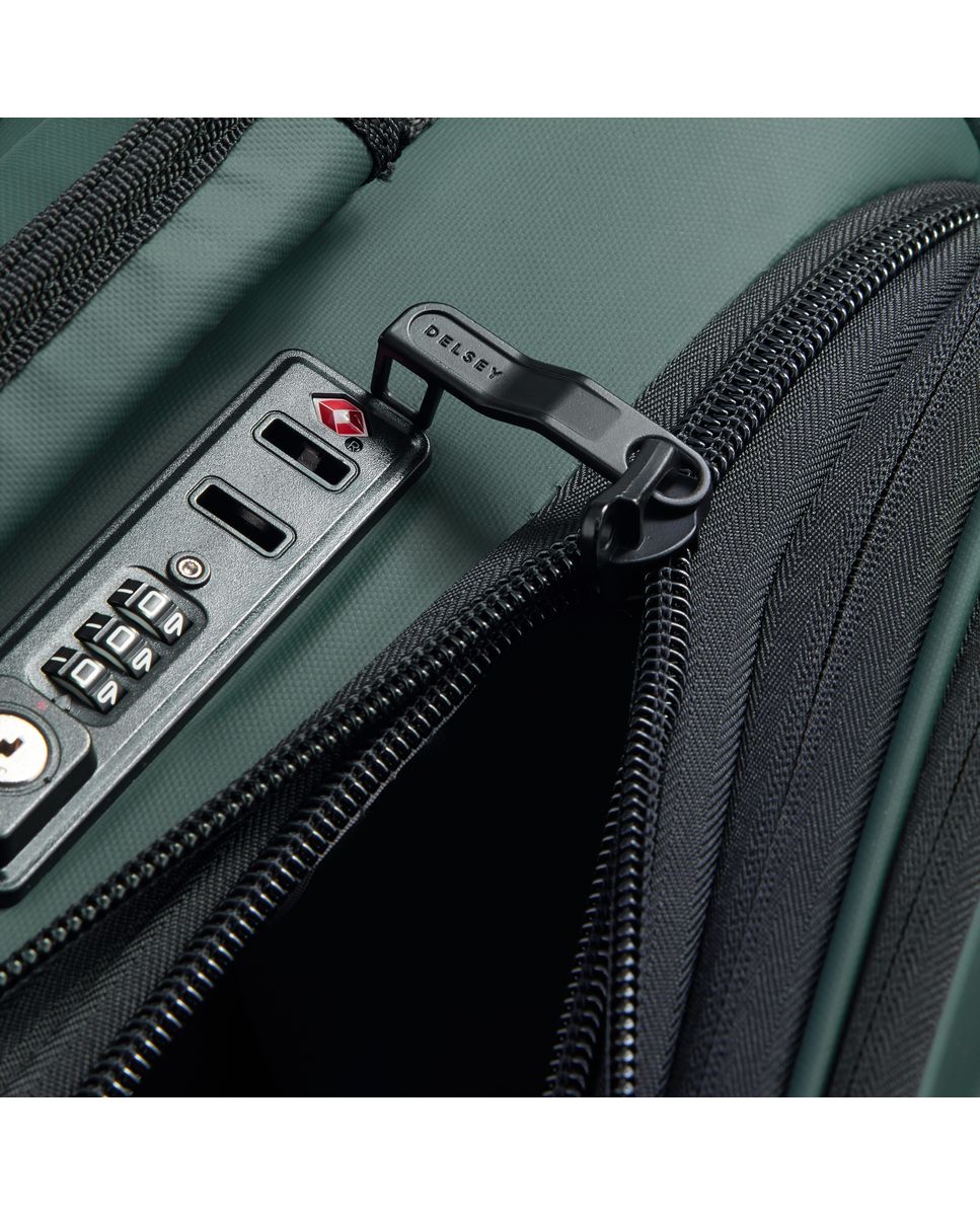 Maleta de cabina maubert 2.0 blanda con capacidad de 39 l - Delsey Paris - Verde oscuro Verde oscuro-4
