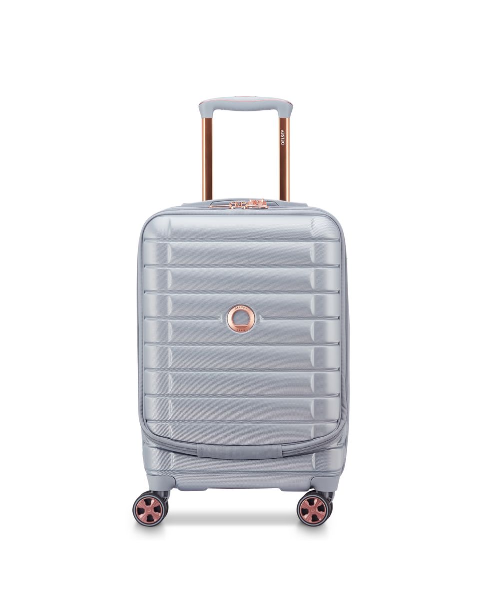 Imagen 1 de Shadow 5.0 maleta trolley cabina expandible 4 ruedas dobles 55cm - Delsey Paris - Platino Platino
