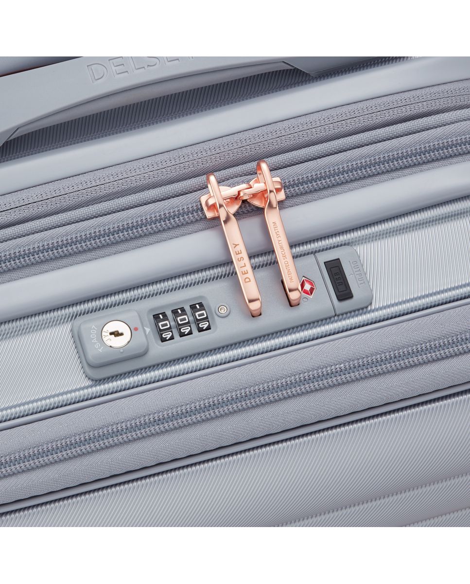 Imagen 8 de Shadow 5.0 maleta trolley cabina expandible 4 ruedas dobles 55cm - Delsey Paris - Platino Platino
