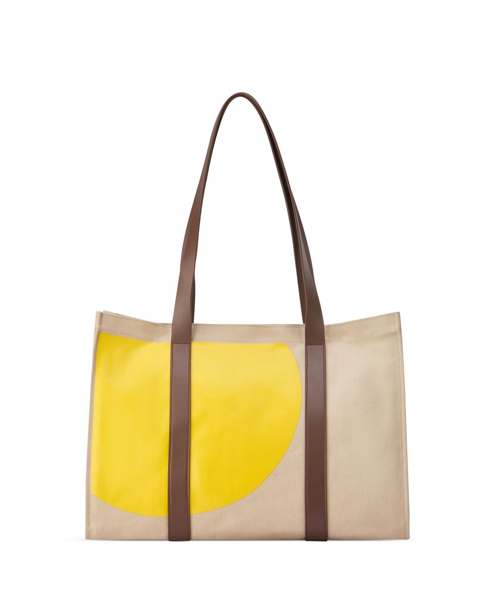 Imagen 0 de Bolsa de viaje Croisiere de textil compatible con sistema trolley Amarillo
