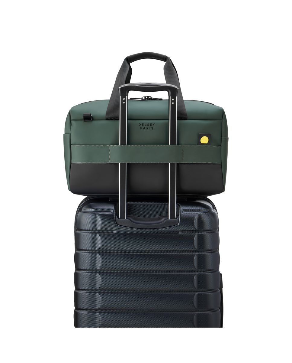 Bolsa de viaje cabina turenne soft con tejido hidrófugo 45cm - Delsey Paris - Verde militar Verde militar-8