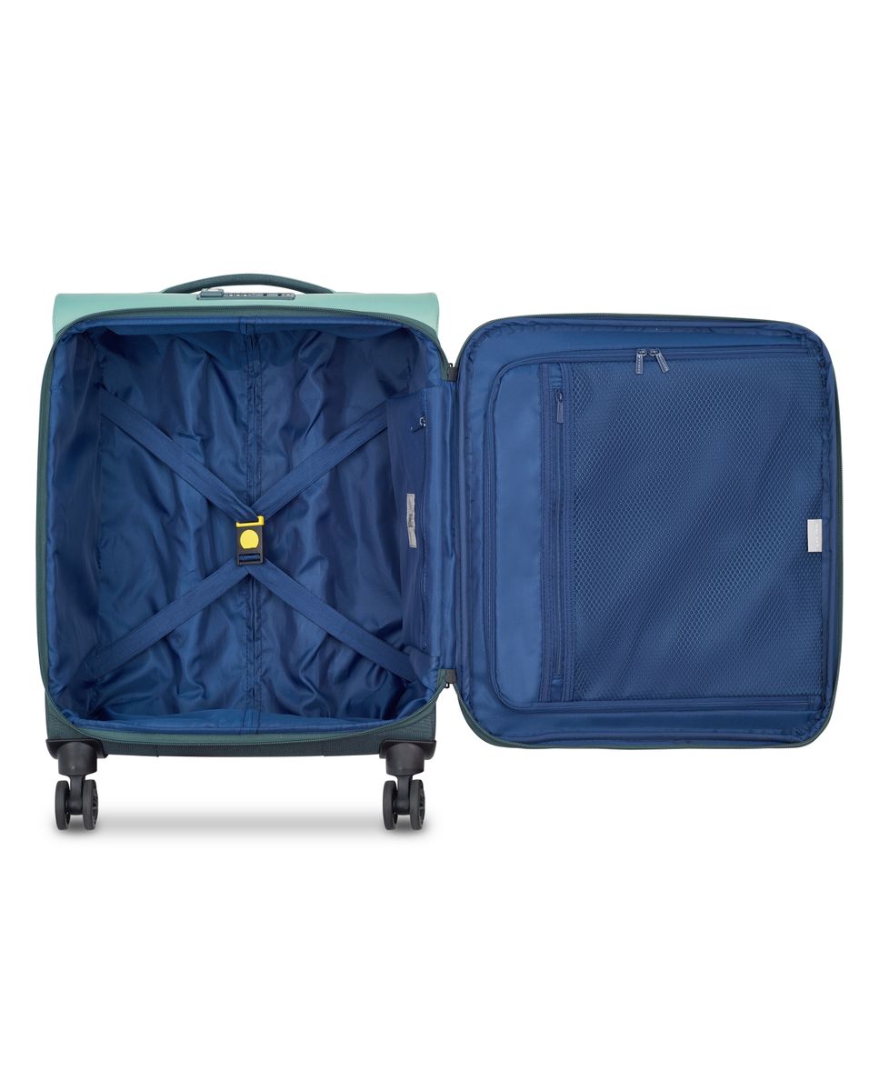 Maleta de cabina brochant 3 blanda con capacidad de 35 l - Delsey Paris - Verde Verde-3