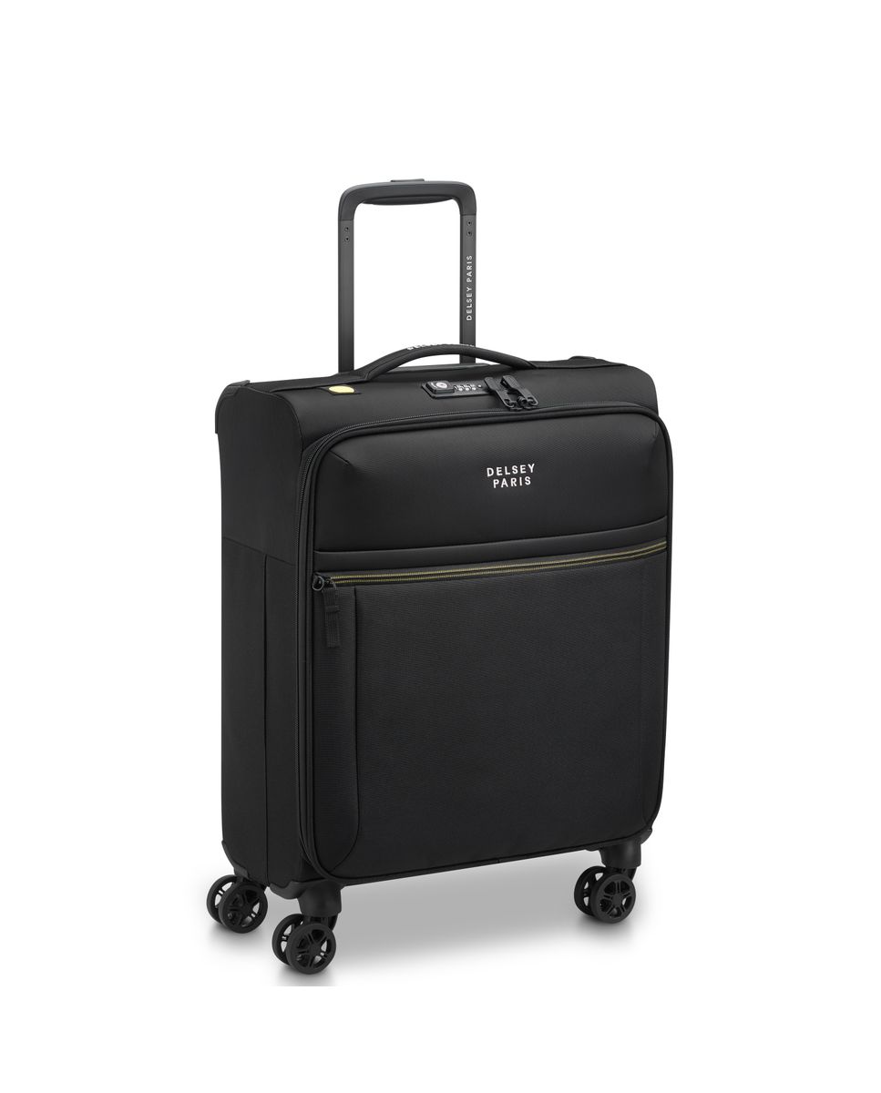 Maleta de cabina brochant 3 blanda con capacidad de 35 l - Delsey Paris - Negro Negro-2